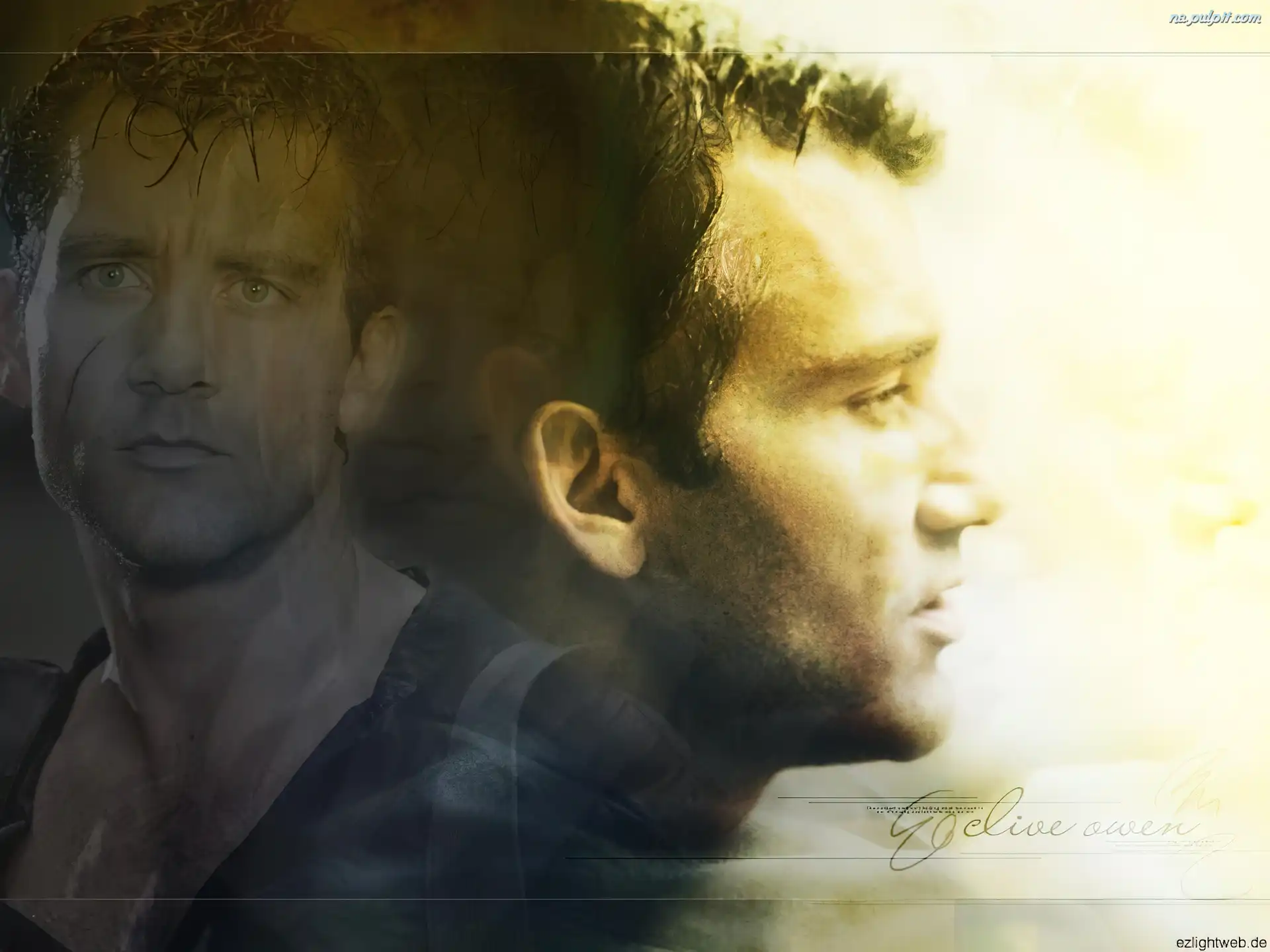 profil, Clive Owen, twarz